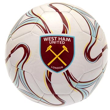 

West Ham United FC: Vzor Cosmos White - fotbalový míč velikosti 5