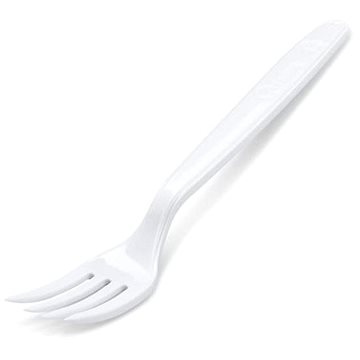 

Plastové vidličky jídelní bílé 18,5 cm, 50 ks