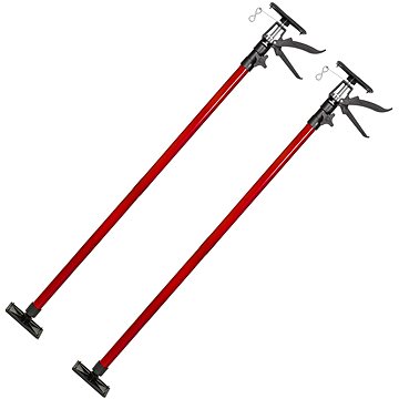 

Tectake 2 Teleskopické stavební podpěry stropní 115 - 290 cm - červené