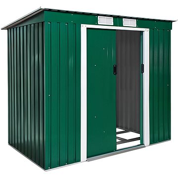 

TECTAKE Domek zahradní 213 × 130 × 173 cm, zelený/bílý