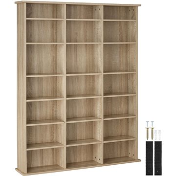 

Tectake Stevie 105,5 × 19 × 136,5 cm - světlé dřevo, dub Sonoma