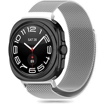 

Tech-Protect Milanese na Samsung Galaxy Watch Ultra, 47 mm, stříbrný