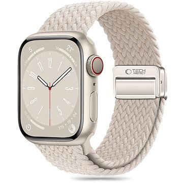 

Tech-Protect Nylon Mag na Apple Watch 42 / 44 / 45 / 49 mm, starlight