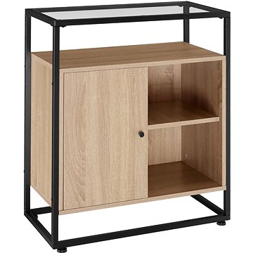 

TecTake Komoda Conventry 70 × 38 × 80,5 cm - Industrial světlé dřevo, dub Sonoma