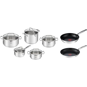 

Tefal Sada nádobí 10 ks DUETTO+ a Tefal Pánev 24 cm, 28 cm