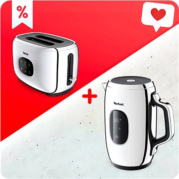 

Tefal Majestuo KI883D10 + Topinkovač Tefal TT883D10 Majestuo nerez