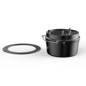 

Tepro Dutch Oven Litinový kotlík s nástavcem a víkem, 6 l