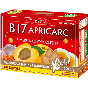 

Terezia B17 APRICARC s meruňkovým olejem 50+10 kapslí