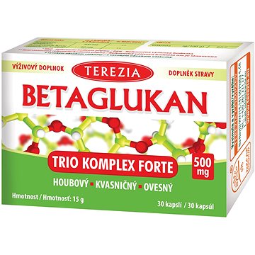 

TEREZIA Betaglukan Trio Komplex Forte 500 mg, 30 kapslí