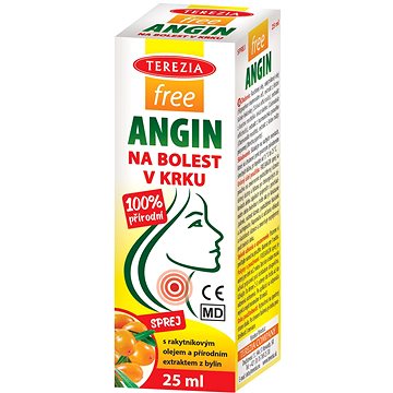 

TEREZIA freeAngin sprej na bolest v krku 25 ml