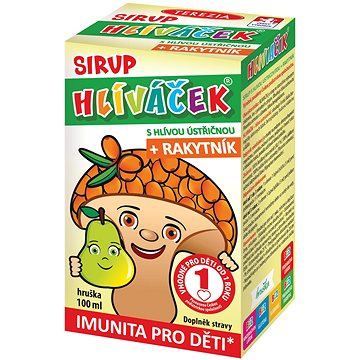 

TEREZIA Hlíváček sirup s hlívou a rakytníkem hruška 100 ml