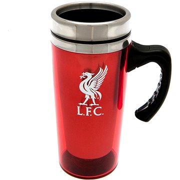 

FotbalFans Cestovní hrnek Liverpool FC, červený, znak klubu, 450 ml