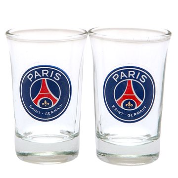 

FotbalFans Skleničky Paris Saint Germain FC, sada 2 ks, barevný znak, 50 ml