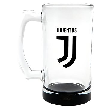 

FotbalFans Juventus Turín FC, černý znak klubu, 425 ml