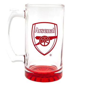 

FotbalFans Arsenal FC, červený znak klubu, 425 ml