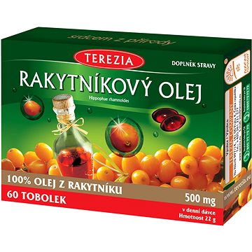 

TEREZIA Rakytníkový olej 100% tobolky 60