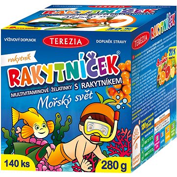 

RAKYTNÍČEK želatinky Mořský Svět 140 ks