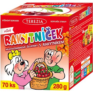 

RAKYTNÍČEK želatinky Višeň 70 ks