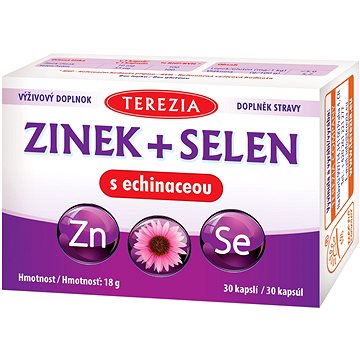 

TEREZIA Zinek + selen s echinaceou 30 kapslí