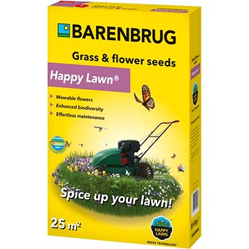 

BARENBRUG Travní směs - kvetoucí trávník HAPPY LAWN, 0,5 kg