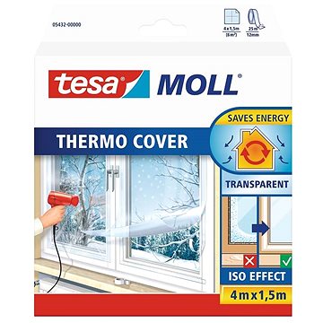 

TESAMOLL Thermo Cover průhledná izolační fólie 4 m x 1,5 m