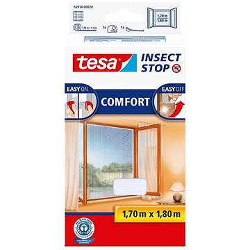

TESA Síť proti hmyzu 170x180 cm COMFORT, bílá 55914