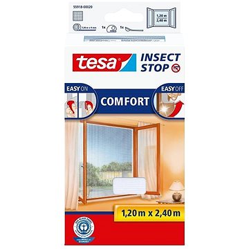 

TESA Síť proti hmyzu 120x240 cm COMFORT, bílá 55918