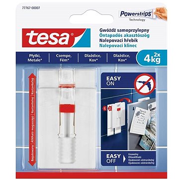 

tesa Nastavitelný nalepovací hřebík na dlaždice a kov 4kg