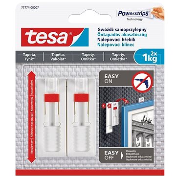 TESA Nastavitelný nalepovací hřebík na tapety a omítku 1kg