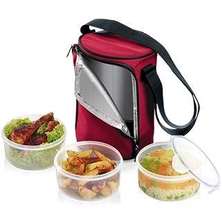 

TESCOMA Jídlonosič FRESHBOX, se 3 dózami 0.8l, bordeaux 892210.00