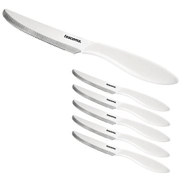 

Tescoma Presto jídelní nůž 12 cm, 6 ks, bílý