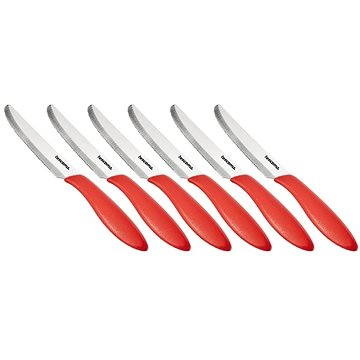 

Tescoma Nůž jídelní PRESTO 12cm, 6ks, červená 863054.20