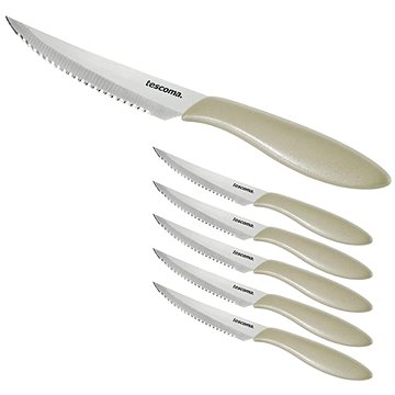 

Tescoma Nůž steakový PRESTO 12 cm, 6 ks, béžová