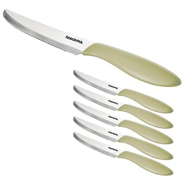 

Tescoma Nůž jídelní PRESTO 12 cm, 6 ks, béžová