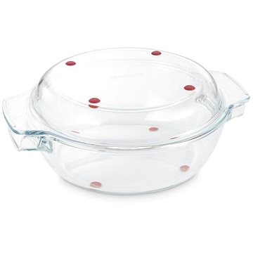 

TESCOMA Kulatý pekáč s poklopem GrandCHEF 32 cm, skleněný