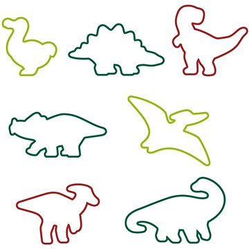 

TESCOMA Vykrajovátka dinosauři DELÍCIA KIDS, 7 ks