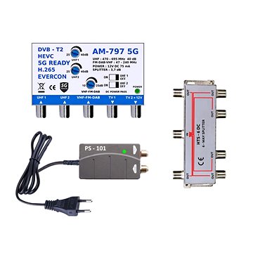 

5G READY anténní set pro 7 TV 797-101-7