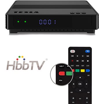 

TESLA HYbbRID TV TH210 přijímač T2 HEVC H.265 s HbbTV