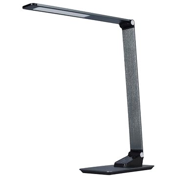 Tesla stolní LED lampička Petra, CCT 3000-6000 K, 5 K 420 lm, w-charger, stříbrná