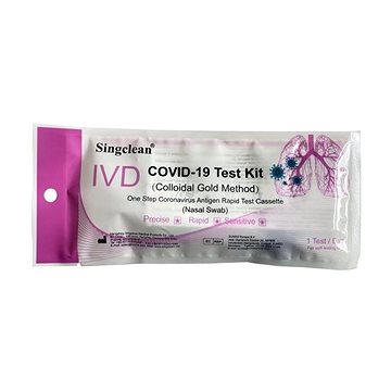 

1x Singclean Antigenní rychlotest na COVID-19 z přední části nosu - PRO SEBETESTOVÁNÍ