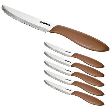 

Tescoma Presto jídelní nůž 12 cm, 6 ks, hnědý