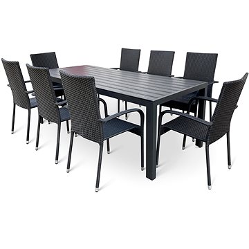 

NOELA Set zahradního nábytku VIKING XL/PARIS 1 stůl + 8 židlí