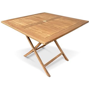 

NOELA Zahradní stůl, skládací ROGER II., teak 100 cm