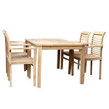 

NOELA Set zahradního nábytku GARDEN/STUCKING 1stůl+ 4křesla