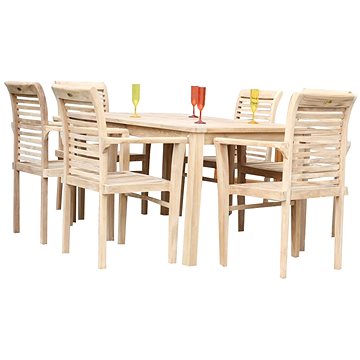 

NOELA Set zahradního nábytku teak GARDEN III. 1+6