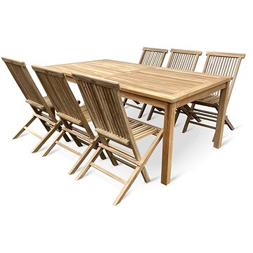 

NOELA Set zahradního nábytku teak CLASIC II. 1+6