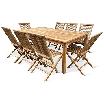 

NOELA Set zahradního nábytku teak CLASIC II. 1+8