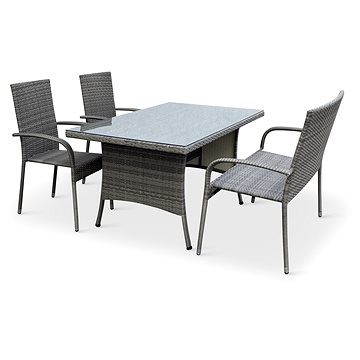 

NOELA Set zahradního nábytku ratanový HAITI PREMIUM 1+2+1