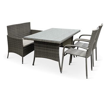 

NOELA Set zahradního nábytku ratanový HAITI PREMIUM II. 1+2+1