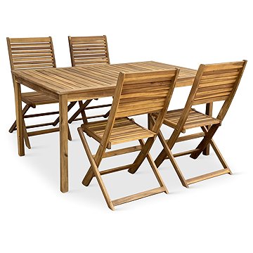 

NOELA Set zahradního nábytku AKÁCIE COPENHAGEN/MANDY 1 stůl + 4 židle